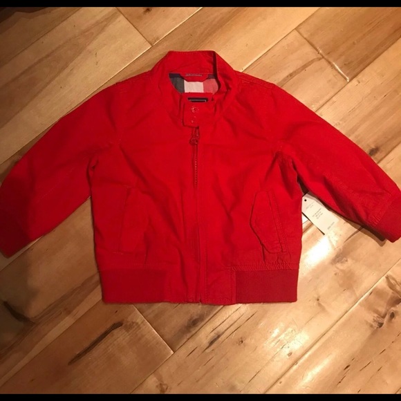 baby boy red jacket